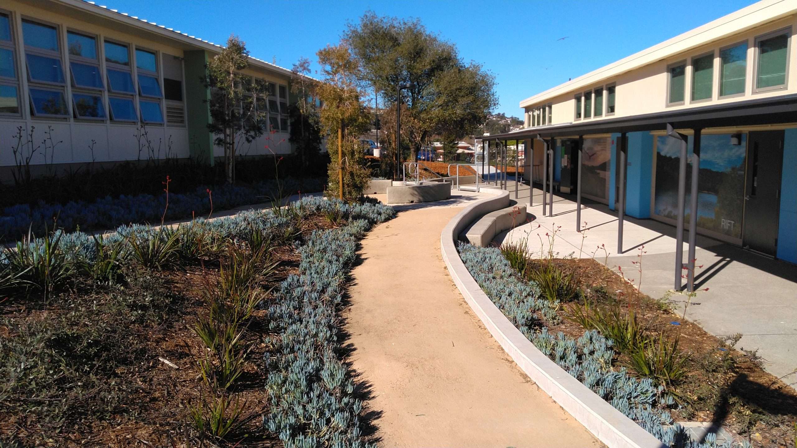 Burlingame Intermediate School Courtyards